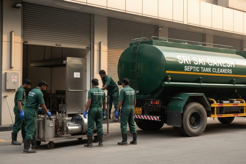 Commercial Cleaning - Sri Sai Ganesh Septic Tank Cleaners, Bangalore