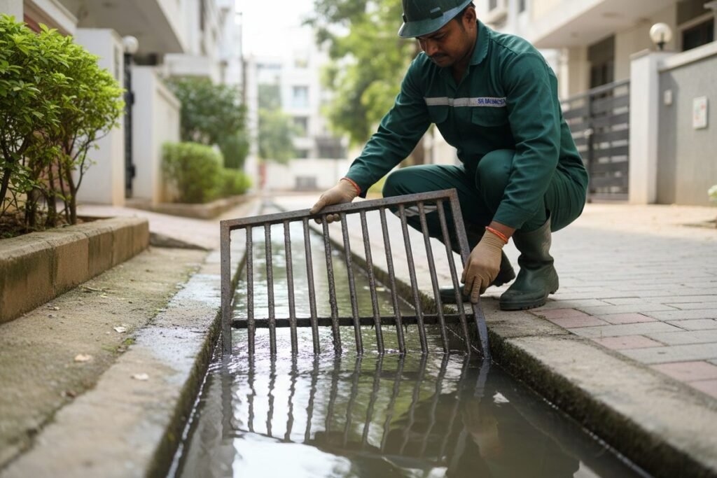 Drainage Cleaning - Sri Sai Ganesh Septic Tank Cleaners, Bangalore