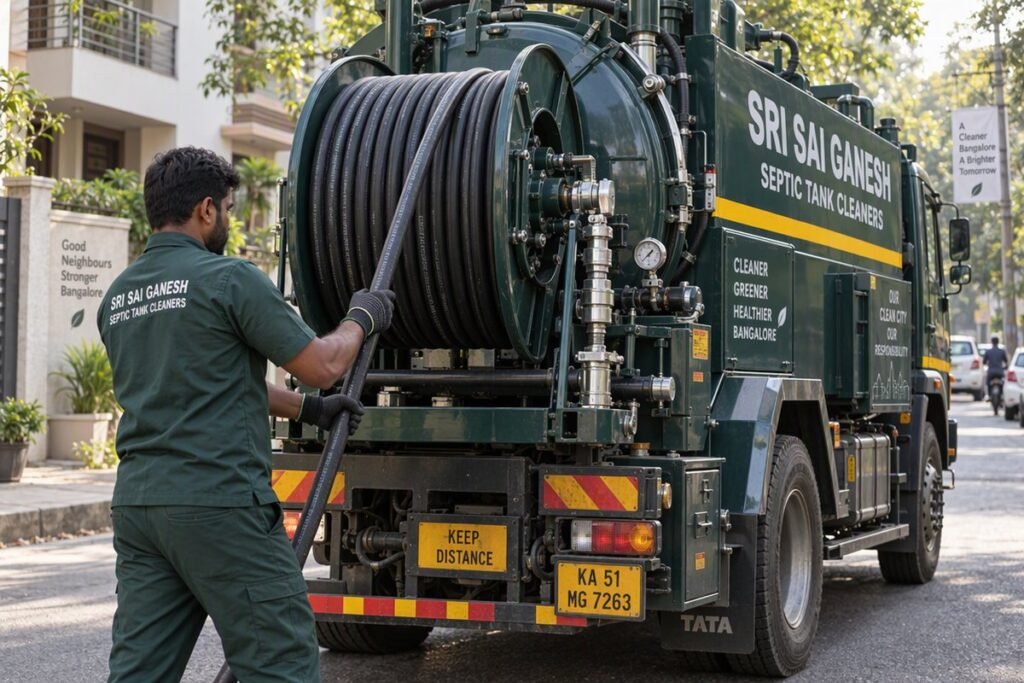 Sewer Line Cleaning - Sri Sai Ganesh Septic Tank Cleaners, Bangalore